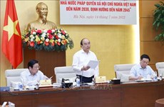 Meetings look into strategy on building, perfecting rule-of-law socialist State