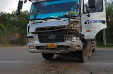 Lao victims rescued from traffic accident in Quang Tri