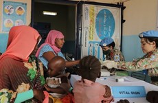 Vietnam’s peacekeeping engineering unit launches first humanitarian work in Abyei