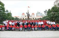Vietnamese flag flies at 2022 ASEAN Para Games