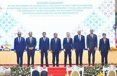 Six more countries join amity, cooperation treaty in Southeast Asia