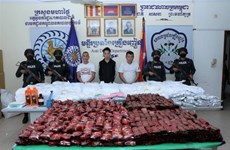 Cambodia arrests over 9,100 drug suspects in seven months