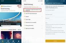Vietnam Airlines provides free-of-charge news-reader app