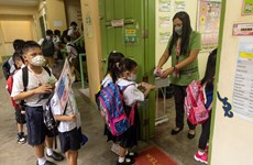Philippine students back to school after more than two years