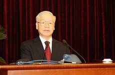Party leader urges Party Central Committee to seek new measures for implementing major issues 