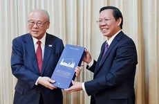 HCM City leader receives Japanese guest 