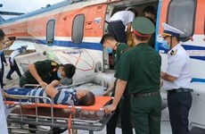 Naval helicopter brings stroke-hit fisherman to mainland for treatment