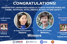 Winners of ASEAN-US Science Prize for Women 2022 announced