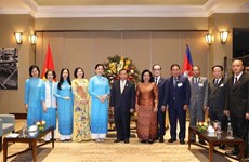Cambodian Senate leader pledges support for cooperation between friendship associations