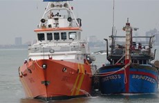 Fishing vessel in distress with 13 fishermen onboard brought ashore safely 