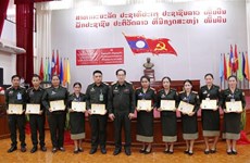 Training course held for Lao 103 Military Hospital’s staff