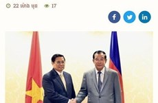 Prime Minister’s upcoming visit makes headlines in Cambodia