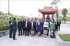 Lao officials visit northern Thai Nguyen province  