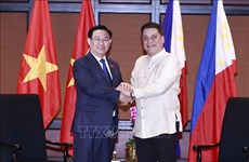 Top legislator holds talks with Philippine Senate’s President 