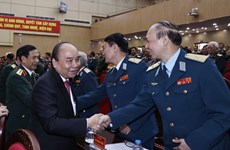 President attends gathering celebrating 50th anniversary of "Dien Bien Phu in the air" victory