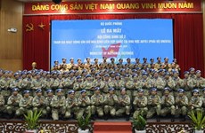 Vietnam’s second UN peacekeeping sapper unit unveiled in Hanoi