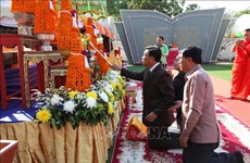 Respects paid to martyrs of Laos-Vietnam combat alliance