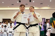 Vietnamese judo team top regional championship