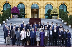 President hosts international guests on occasion of 50th anniversary of Paris Peace Accords