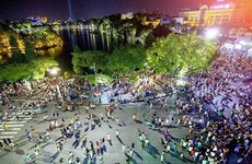 Activities in pedestrian space in Hanoi's heart suspended during Tet