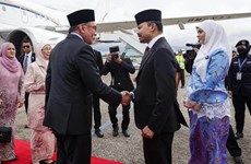 Malaysia PM starts official visit to Brunei