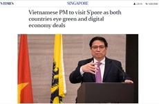 Singaporean daily spotlights PM Chinh’s official visit