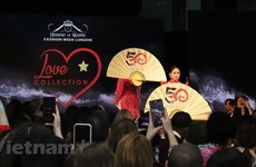 Ao dai designs draw attention at fashion week in London