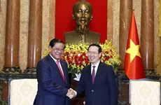 President Vo Van Thuong receives visiting Cambodian Deputy PM