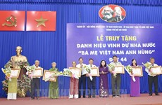 HCM City: Eight posthumously honoured with "Heroic Vietnamese Mother"