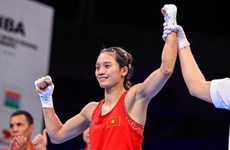 Vietnamese boxer Nguyen Thi Tam advances to world championship finals
