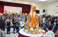 Lao Embassy in Vietnam celebrates traditional New Year 