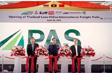 First cargo train from Thailand to China pulls out 