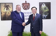 Vietnamese NA Chairman meets with Cuban PM in Havana