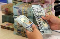 Reference exchange rate down 8 VND on April 21