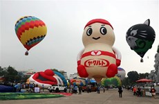 Second int'l hot-air balloon festival opens in Tuyen Quang