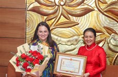 UN Women Representative in Vietnam awarded friendship insignia