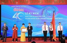 Tin Tuc Newspaper awarded first-class Labour Order on 40th anniversary