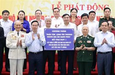 President launches programme to give housing support to the poor in Dien Bien 