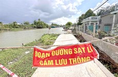 Can Tho city faces serious erosion along rivers