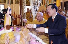 State leader extends greetings on Lord Buddha’s birth anniversary in HCM City