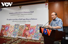 Indonesia’s Batik technique introduced in Hanoi
