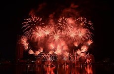 French, Canadian teams compete at Da Nang Fireworks festival