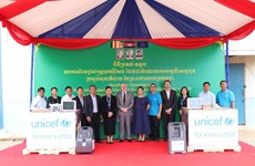 UNICEF donates 7-million-USD medical equipment for Cambodia