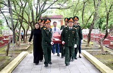 Remains of volunteer soldier brought home from Laos 