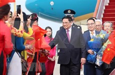 PM Pham Minh Chinh arrives in Beijing, starts official visit to China