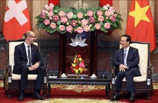 Vietnam wishes to boost all-around ties with Switzerland: President