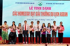  Vinh Long honours ASEAN Tourism Awards-winning homestays