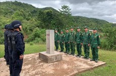 Vietnamese, Chinese border stations conduct joint border line patrol