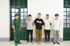Cao Bang border guards detect foreigners with illegal entry