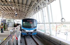 HCM City’s 1st metro line to be finished by year-end